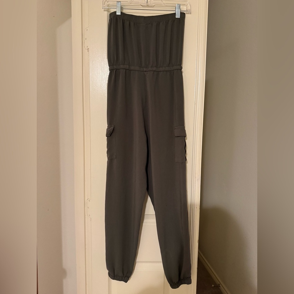 Derek Heart Army Green Jumpsuit - Picture 2 of 5